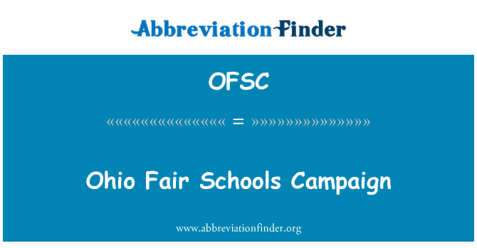 OFSC: Ohio Fair sekolah kampanye