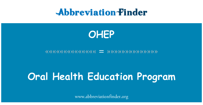 OHEP: Oral Health Education-Programm