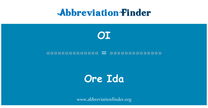 OI: Ore Ida