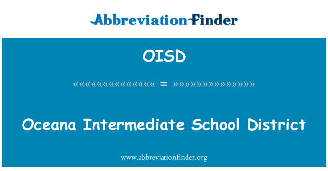 OISD: Oceana Intermediate School District