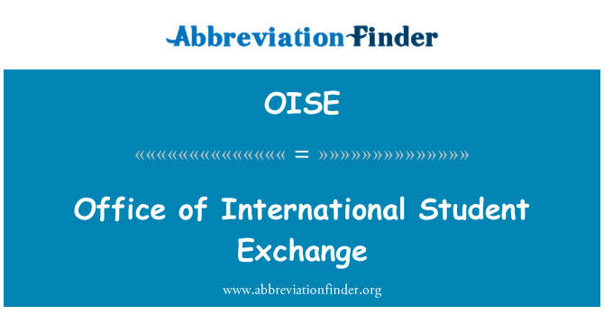 OISE: 辦公室的國際學生交流