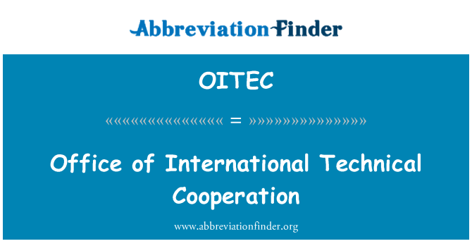 OITEC: Pejabat Antarabangsa kerjasama teknikal