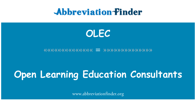 OLEC: Open Learning Education Consultants