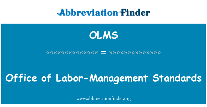 OLMS: Office des normes du travail-gestion