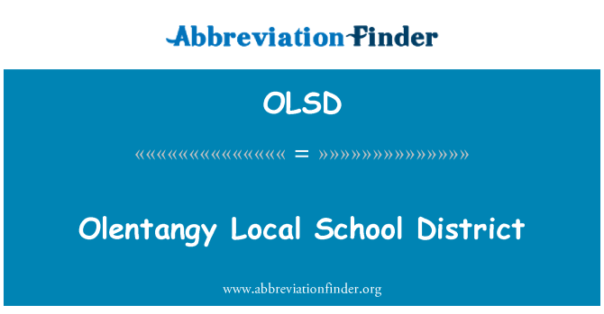 OLSD: Olentangy Local del districte escolar