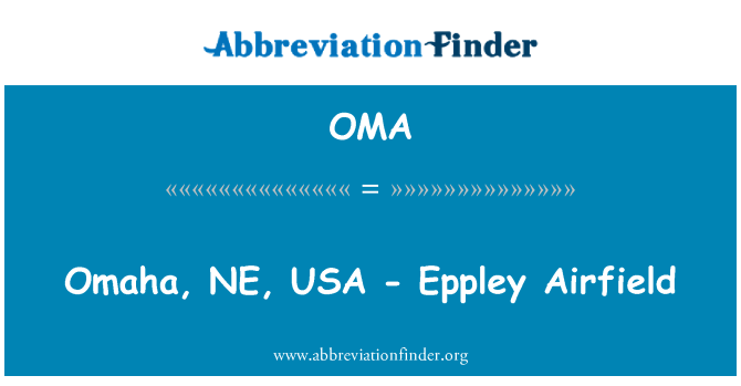 OMA: Omaha, NE, Ameerika Ühendriigid - Eppley Airfield