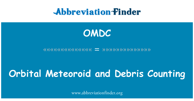 OMDC: Orbital Meteoroid i gruzu licząc