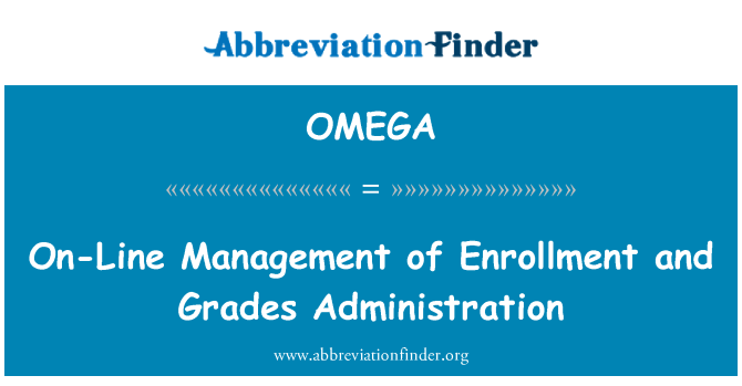 OMEGA: Tmexxija on-Line tal-Enrollment u l-amministrazzjoni tal-gradi