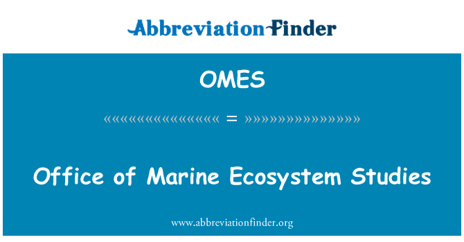 OMES: Gabinete de estudos do ecossistema marinho