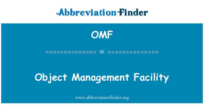 OMF: Objet Gestion plant