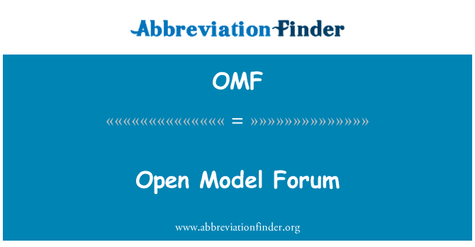 OMF: Foròm modèl ki louvri