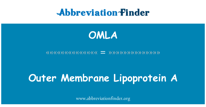 OMLA: Lipoprotein bilen allanol A