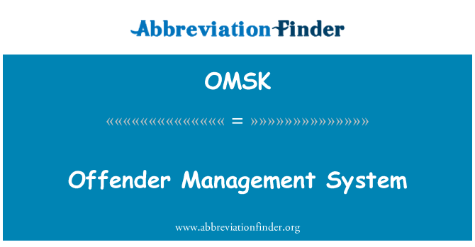 OMSK: Gerningsmanden managementsystem