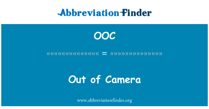 OOC: Mimo fotoaparát