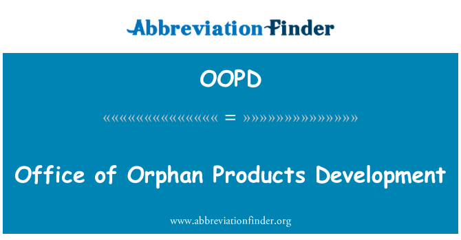 OOPD: Urad sirot razvoja
