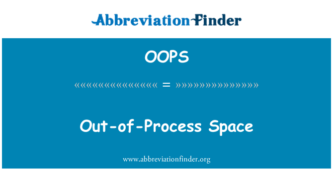 OOPS: Prosessin tilaa