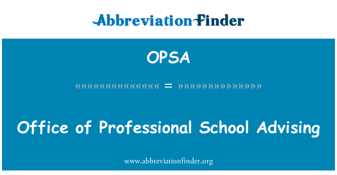 OPSA: Office Professional školní poradenství