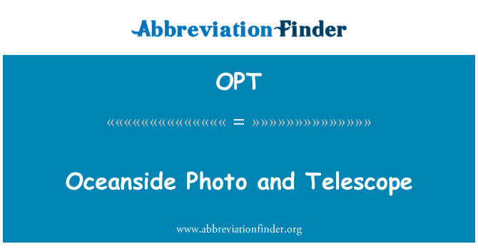 OPT: Oceanside foto Et kondanse