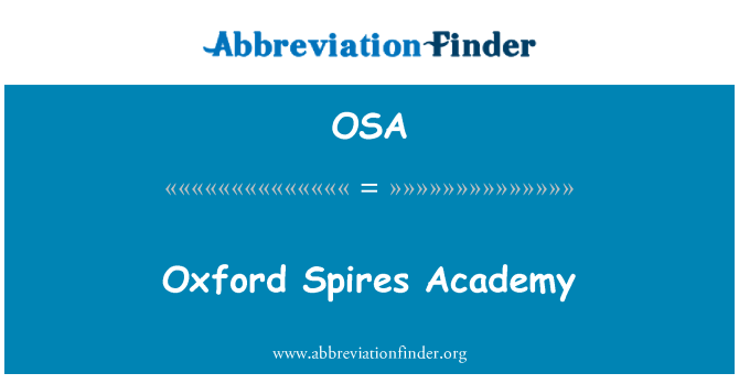 OSA: Oxford Spires akademie