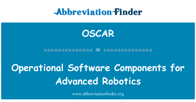 OSCAR: Componenti Software operativo per la robotica avanzata
