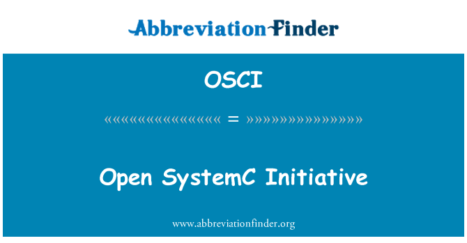 OSCI: פתח את היוזמה שפר