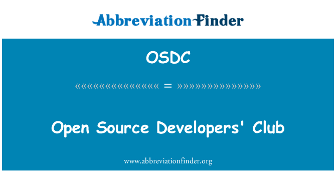 OSDC: Open Source udviklere Club