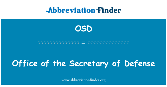 OSD: Úřad ministra obrany