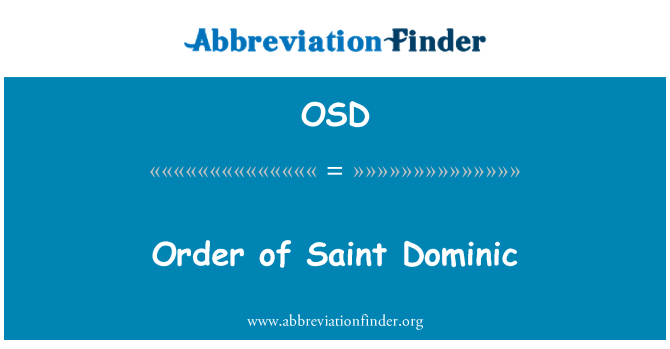 OSD: Lòd de Saint Dominic