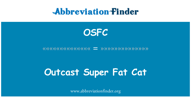 OSFC: Vyvrhel Super Fat Cat