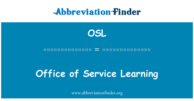 OSL: Biwo de Formation sèvis