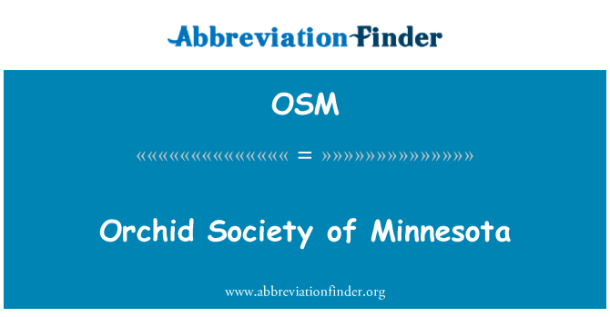 OSM: Orhideja Society of Minnesota