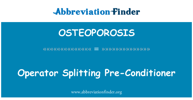 OSTEOPOROSIS: Käitaja tükeldamine enne tõstukid