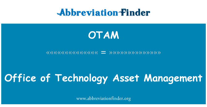 OTAM: Escritório de gerenciamento de ativos de tecnologia