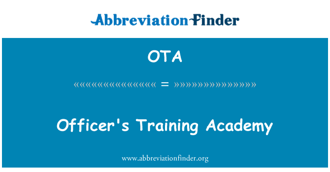 OTA: Antrènman Academy ofisye a