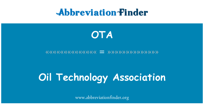 OTA: Associació de tecnologia de l'oli