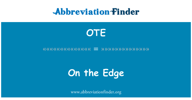 OTE: Di pinggir