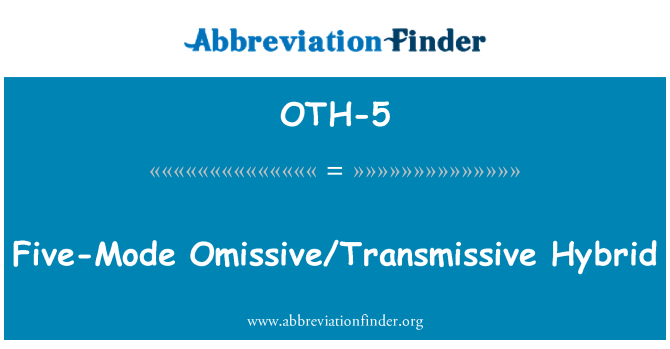 OTH-5: Ibridu Omissive/parżjali tal-modalità tal-ħames