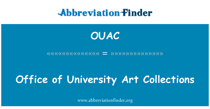 OUAC: 办公室的大学艺术收藏