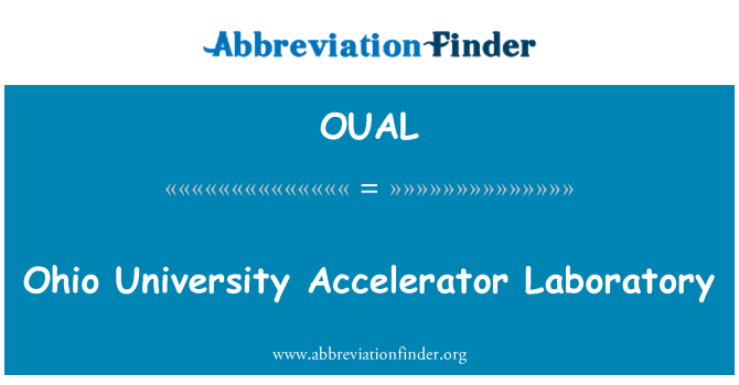 OUAL: Ohio University Accelerator Laboratory