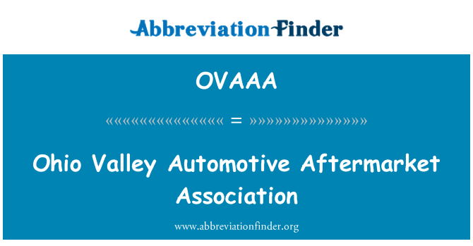 OVAAA: Ohio Valley automotor Associació