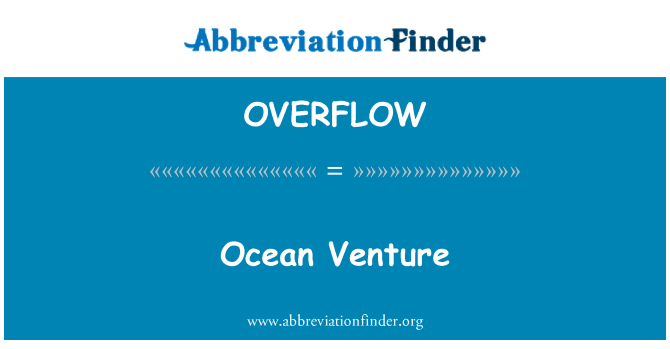 OVERFLOW: 海洋风险