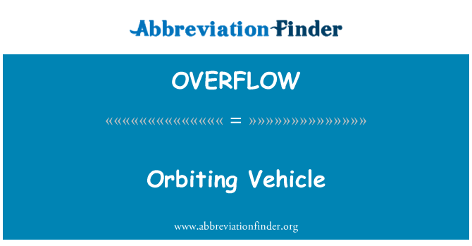 OVERFLOW: Vozidla na orbitě