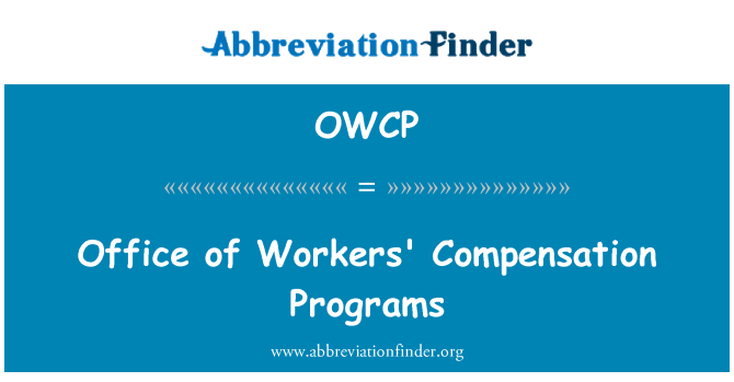 OWCP: Oficina de programes de treballadors la quantia