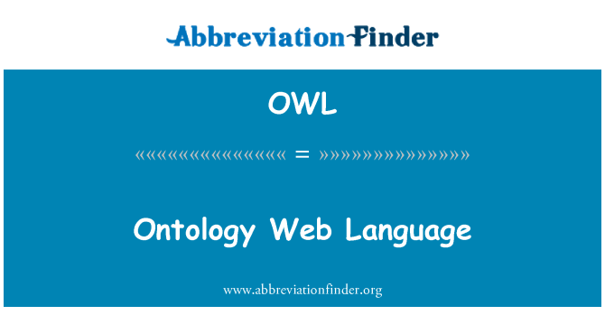 OWL: Lingwa ta ' Web ontology