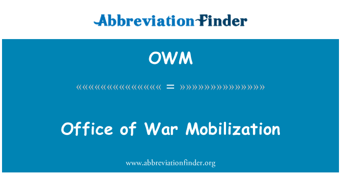 OWM: Biwo de gè mobilizasyon