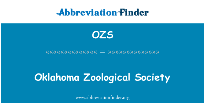 OZS: Oklahoma zoologická společnost