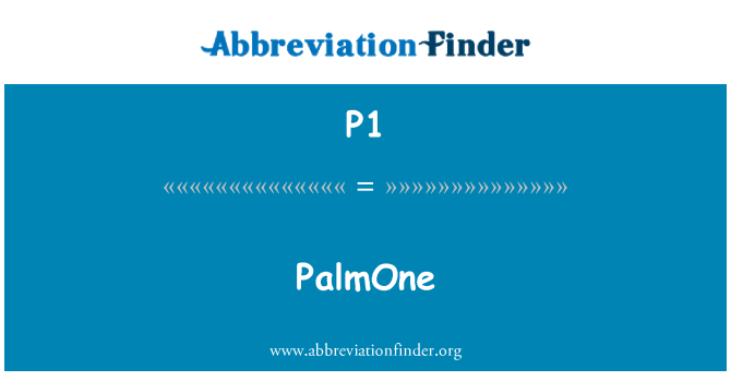 P1: PalmOne