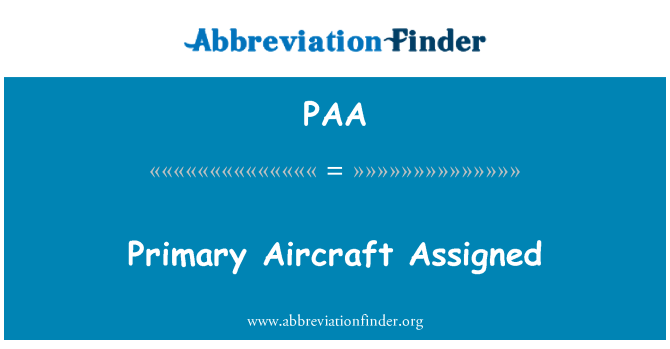 PAA: Pwemye avyon plase