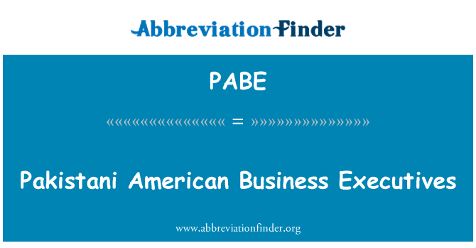 PABE: Ekzekitif biznis Ameriken Pakistani