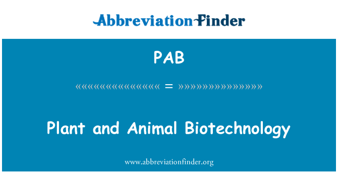 PAB: Konpayi Et Animal Biotechnologie